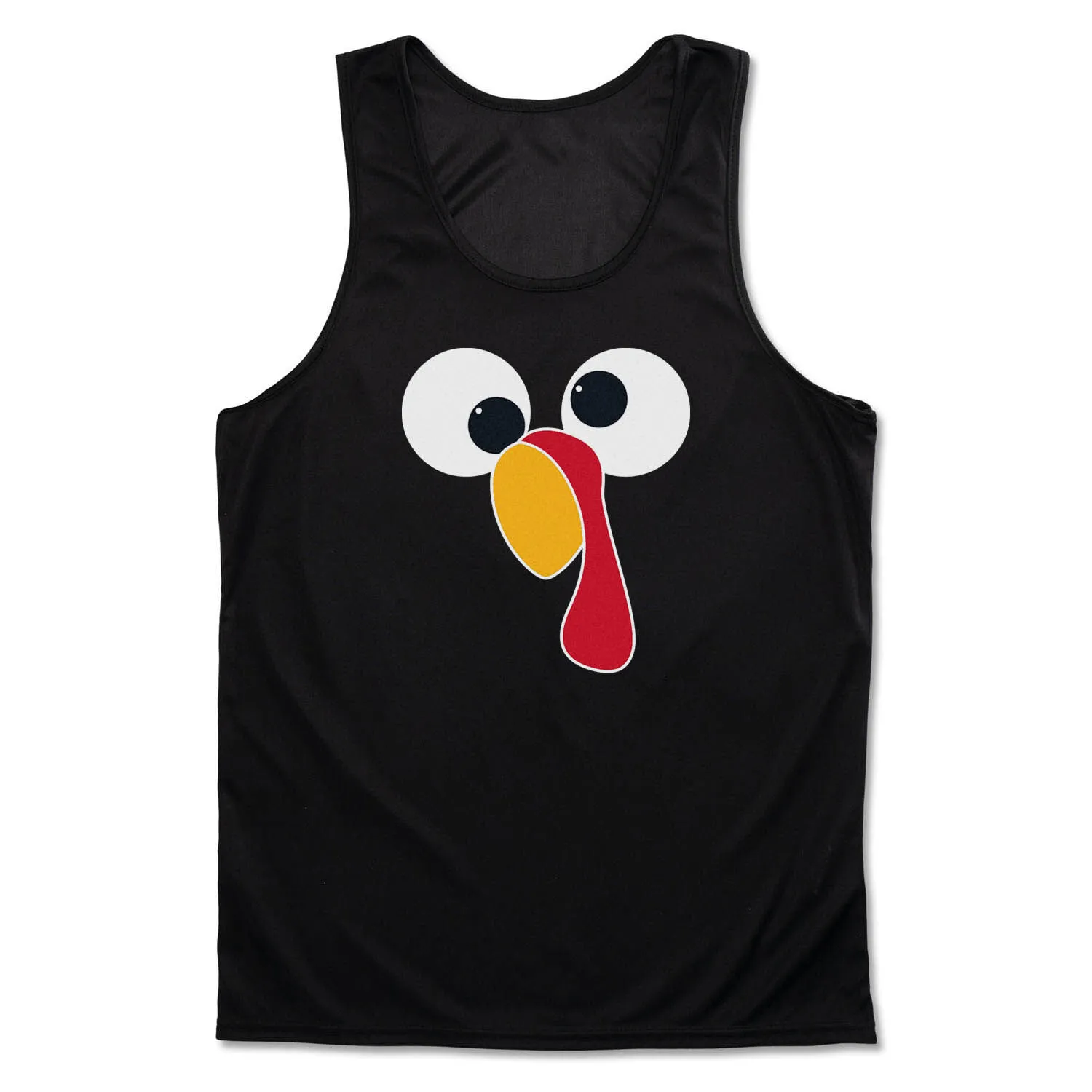 Men's Running Performance Tank Top - Goofy Turkey 3 Men's Running Performance Tank Top - Goofy Turkey