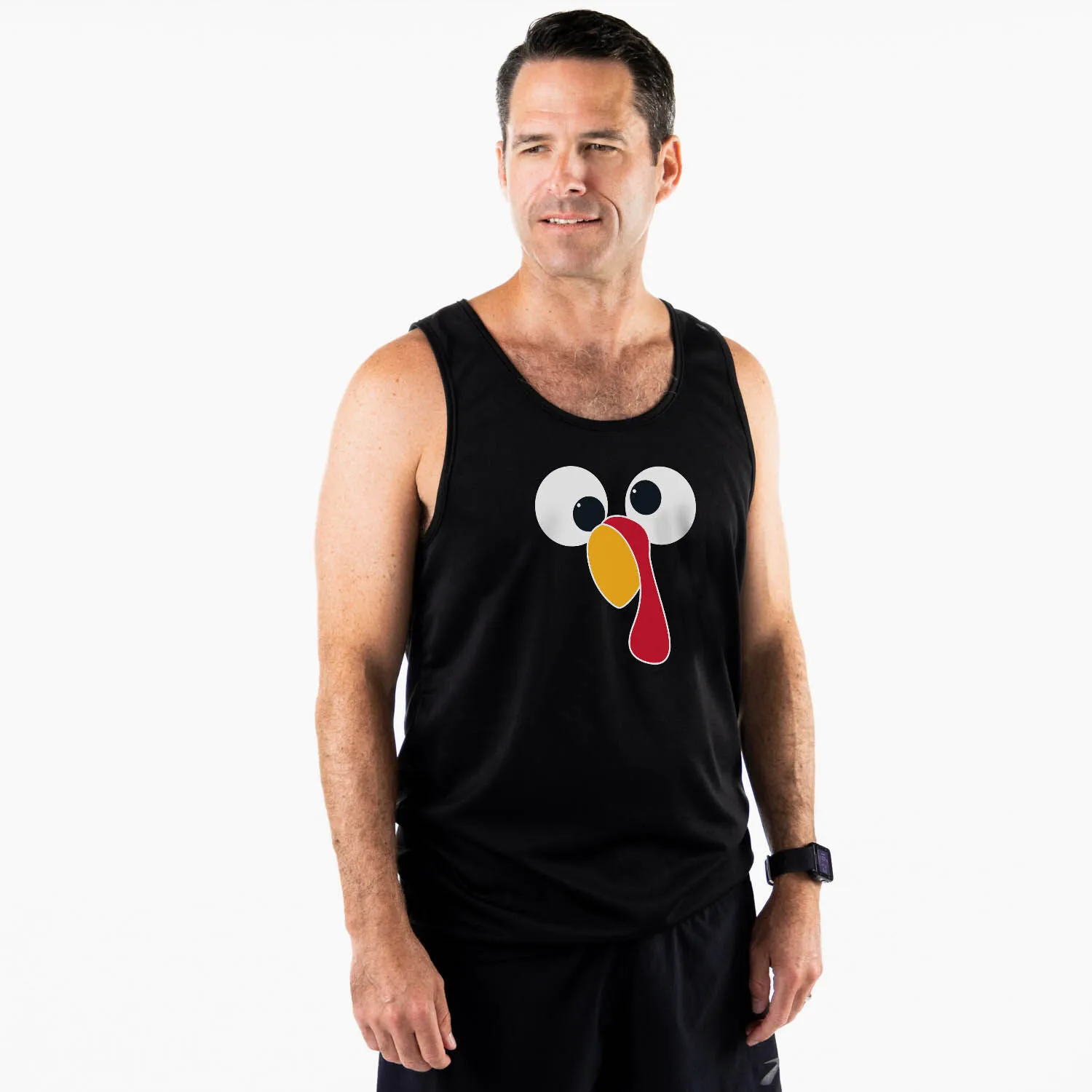 Men's Running Performance Tank Top - Goofy Turkey 4 Men's Running Performance Tank Top - Goofy Turkey - Image 2