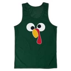 Men's Running Performance Tank Top - Goofy Turkey 17 Men's Running Performance Tank Top - Goofy Turkey -goneforarun Sales 2023 tr 46851 GREEN MAIN