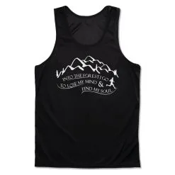 Men's Running Performance Tank Top - Into The Forest I Go -goneforarun Sales 2023 tr 46855 BLACK MAIN