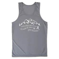 Men's Running Performance Tank Top - Into The Forest I Go -goneforarun Sales 2023 tr 46855 GRAPHITE MAIN