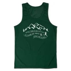Men's Running Performance Tank Top - Into The Forest I Go -goneforarun Sales 2023 tr 46855 GREEN MAIN
