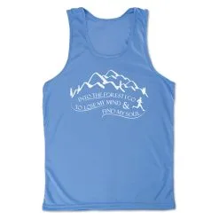 Men's Running Performance Tank Top - Into The Forest I Go -goneforarun Sales 2023 tr 46855 LIGHTBLUE MAIN