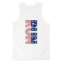 Men's Running Performance Tank Top - Patriotic Run -goneforarun Sales 2023 tr 46858 WHITE MAIN