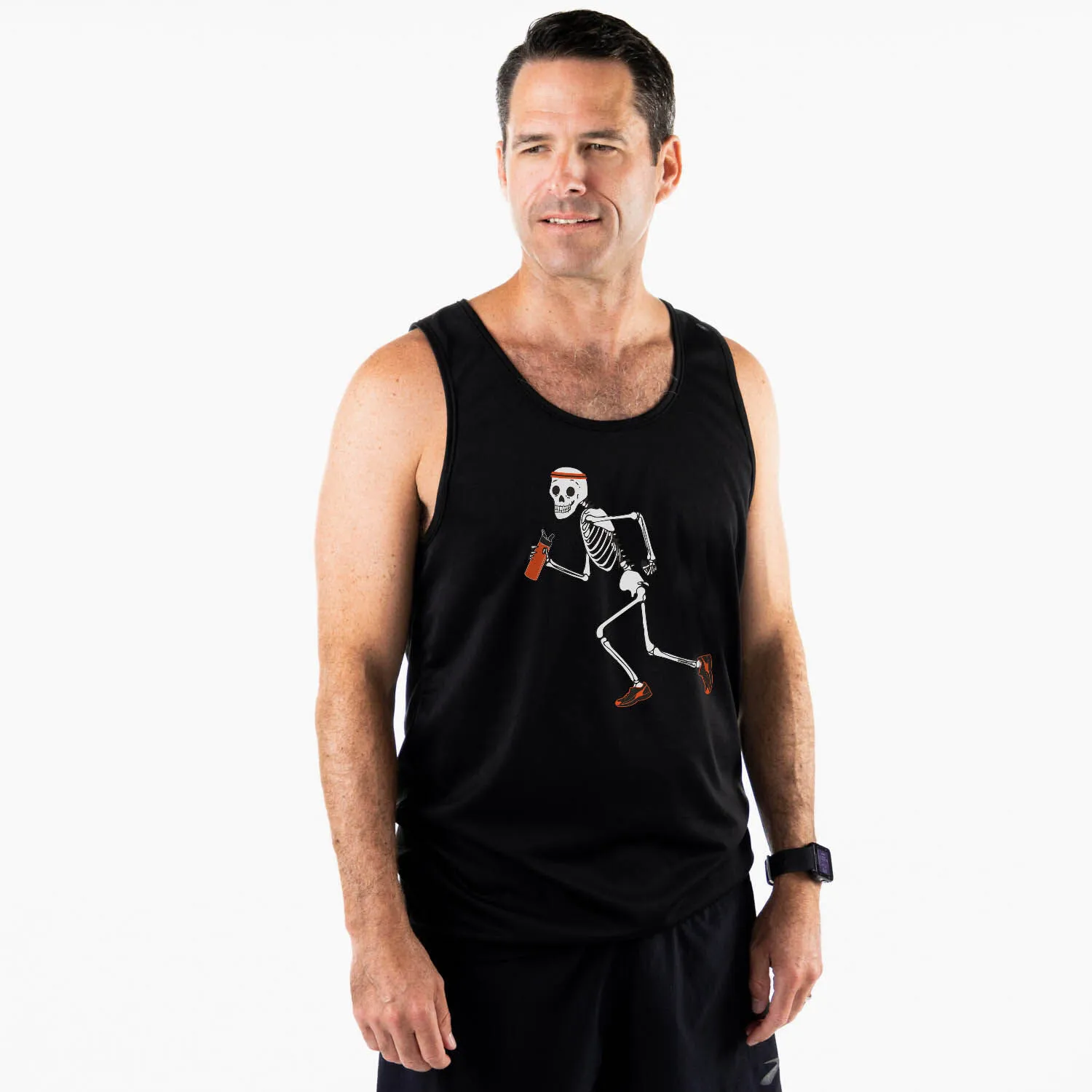 Men's Running Performance Tank Top - Never Stop Running 4 Men's Running Performance Tank Top - Never Stop Running - Image 2