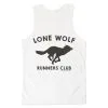 Men's Running Performance Tank Top - Run Club Lone Wolf -goneforarun Sales 2023 tr 46861 WHITE MAIN