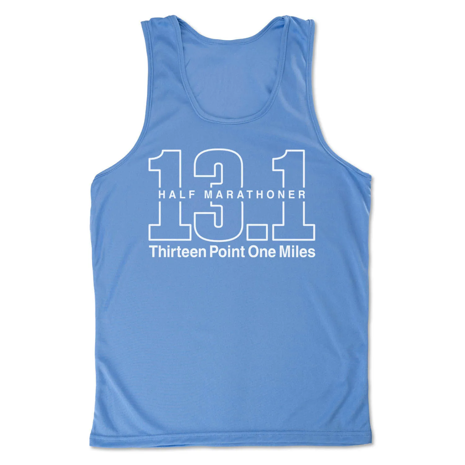 Men's Running Performance Tank Top - Half Marathoner 13.1 Miles 10 Men's Running Performance Tank Top - Half Marathoner 13.1 Miles - Image 8