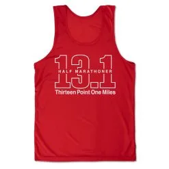 Men's Running Performance Tank Top - Half Marathoner 13.1 Miles 19 Men's Running Performance Tank Top - Half Marathoner 13.1 Miles -goneforarun Sales 2023 tr 46863 RED MAIN
