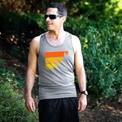 Men's Hiking Performance Tank Top -Hike This Way -goneforarun Sales 2023 tr 46864 GRAPHITE LIFESTYLE