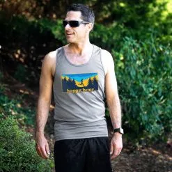 Men's Running Performance Tank Top - Happy Hour Runner -goneforarun Sales 2023 tr 46868 GRAPHITE LIFESTYLE