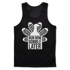 Men's Running Performance Tank Top - Thanksgiving Run -goneforarun Sales 2023 tr 46871 BLACK MAIN