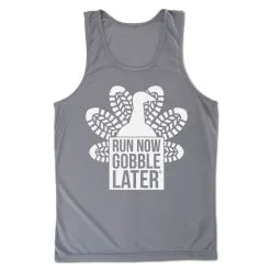 Men's Running Performance Tank Top - Thanksgiving Run -goneforarun Sales 2023 tr 46871 GRAPHITE MAIN