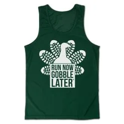 Men's Running Performance Tank Top - Thanksgiving Run -goneforarun Sales 2023 tr 46871 GREEN MAIN