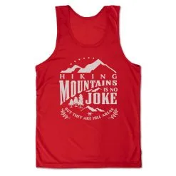 Men's Hiking Performance Tank Top - Hiking Mountains -goneforarun Sales 2023 tr 46876 RED MAIN
