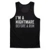 Men's Running Performance Tank Top - I'm A Nightmare Before A Run® Bold -goneforarun Sales 2023 tr 46878 BLACK MAIN