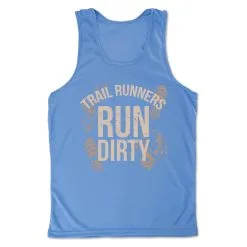 Men's Running Performance Tank Top - Run Dirty -goneforarun Sales 2023 tr 46881 LIGHTBLUE MAIN