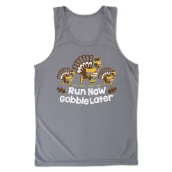 Men's Running Performance Tank Top - Run Now Gobble Later Turkey Trot -goneforarun Sales 2023 tr 46883 GRAPHITE MAIN