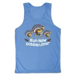 Men's Running Performance Tank Top - Run Now Gobble Later Turkey Trot -goneforarun Sales 2023 tr 46883 LIGHTBLUE MAIN