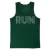 Men's Running Performance Tank Top - Run Lines -goneforarun Sales 2023 tr 46885 GREEN MAIN