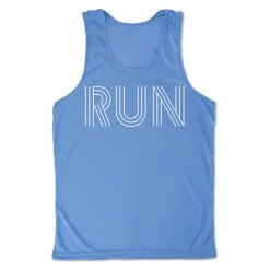 Men's Running Performance Tank Top - Run Lines -goneforarun Sales 2023 tr 46885 LIGHTBLUE MAIN
