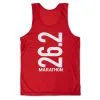 Men's Running Performance Tank Top - 26.2 Marathon Vertical -goneforarun Sales 2023 tr 46887 RED MAIN