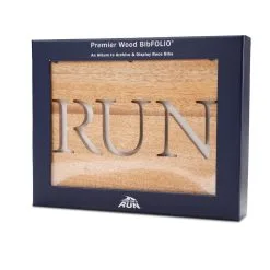 Premier Wood BibFOLIO® Race Bib Album - Run -goneforarun Sales 2023 tr 46914 BOX