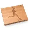 Premier Wood BibFOLIO® Race Bib Album - Male Runner -goneforarun Sales 2023 tr 46916 MAIN 2