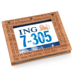 Premier Wood BibFOLIO® Race Bib Album - Bib Window