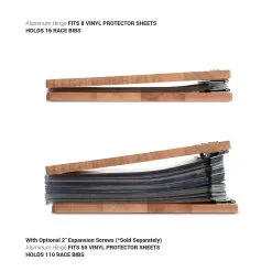 Premier Wood BibFOLIO® Race Bib Album - The Journey Of A Thousand Miles -goneforarun Sales 2023 tr 46919 OPTIONAL SCREW