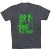Running Short Sleeve T-Shirt - Zombies Hate Fast Food