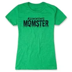 Women's Everyday Runners Tee - Running Momster -goneforarun Sales 2023 tr 46943 GREEN FLAT