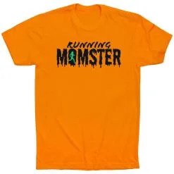 Running Short Sleeve T-Shirt - Running Momster -goneforarun Sales 2023 tr 46944 ORANGE FLAT