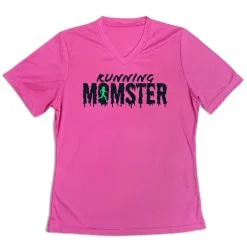 Women's Short Sleeve Tech Tee - Running Momster