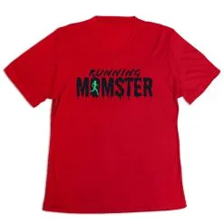 Women's Short Sleeve Tech Tee - Running Momster 14 Women's Short Sleeve Tech Tee - Running Momster -goneforarun Sales 2023 tr 46948 RED MAIN