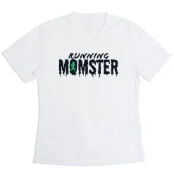 Women's Short Sleeve Tech Tee - Running Momster 15 Women's Short Sleeve Tech Tee - Running Momster -goneforarun Sales 2023 tr 46948 WHITE MAIN