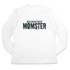Women's Long Sleeve Tech Tee - Running Momster 13 Women's Long Sleeve Tech Tee - Running Momster -goneforarun Sales 2023 tr 46949 WHITE MAIN