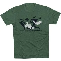 Running Short Sleeve T-Shirt - Let's Go Ghouls -goneforarun Sales 2023 tr 46953 FORESTGREEN FLAT