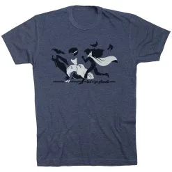 Running Short Sleeve T-Shirt - Let's Go Ghouls -goneforarun Sales 2023 tr 46953 NAVY FLAT