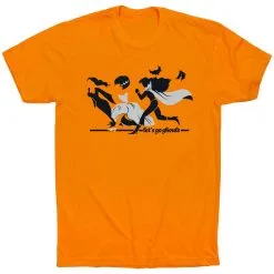 Running Short Sleeve T-Shirt - Let's Go Ghouls