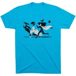 Running Short Sleeve T-Shirt - Let's Go Ghouls -goneforarun Sales 2023 tr 46953 TURQUOISE FLAT