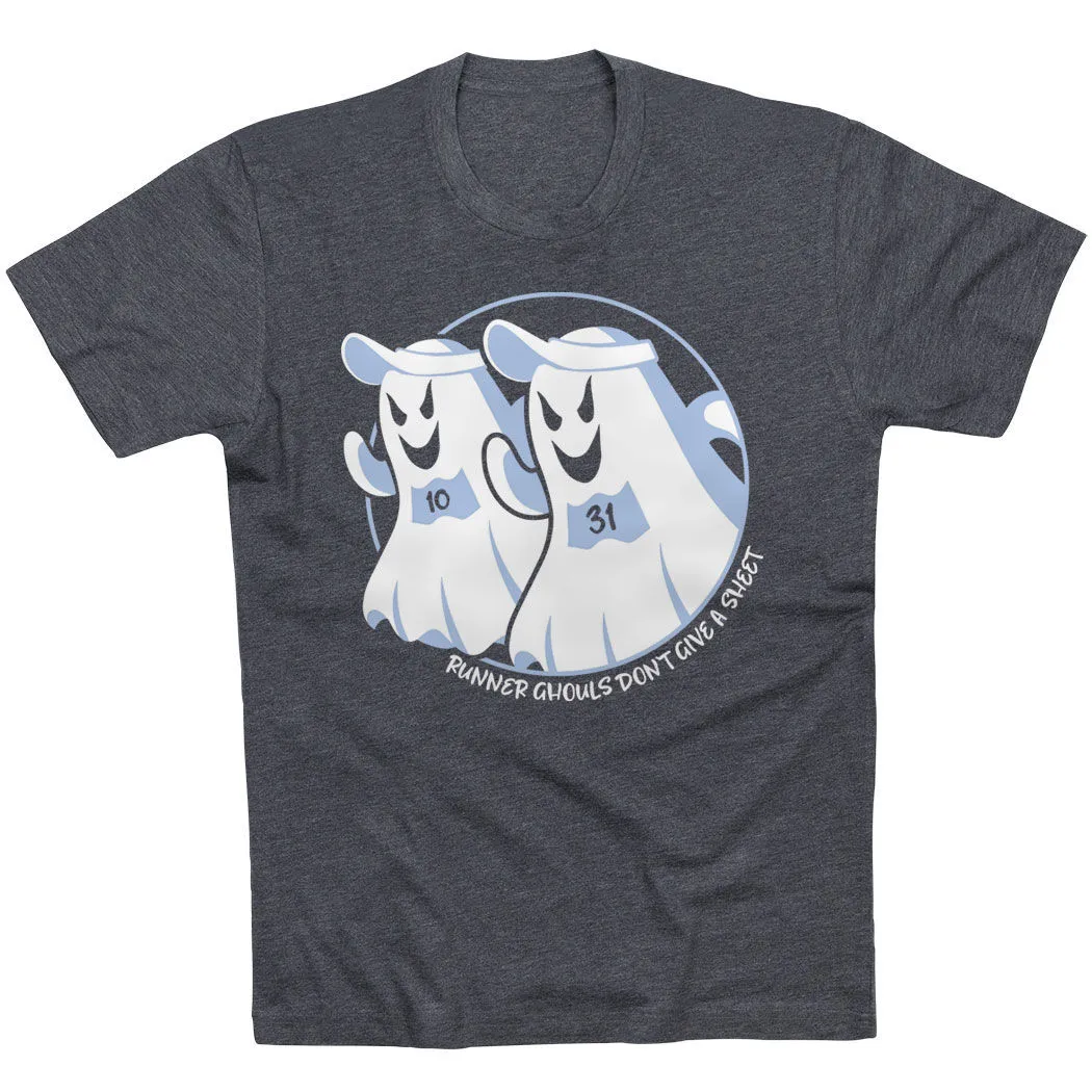 Running Short Sleeve T-Shirt - Runner Ghouls Don't Give A Sheet 7 Running Short Sleeve T-Shirt - Runner Ghouls Don't Give A Sheet - Image 5
