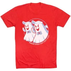 Running Short Sleeve T-Shirt - Runner Ghouls Don't Give A Sheet 25 Running Short Sleeve T-Shirt - Runner Ghouls Don't Give A Sheet -goneforarun Sales 2023 tr 46962 RED FLAT