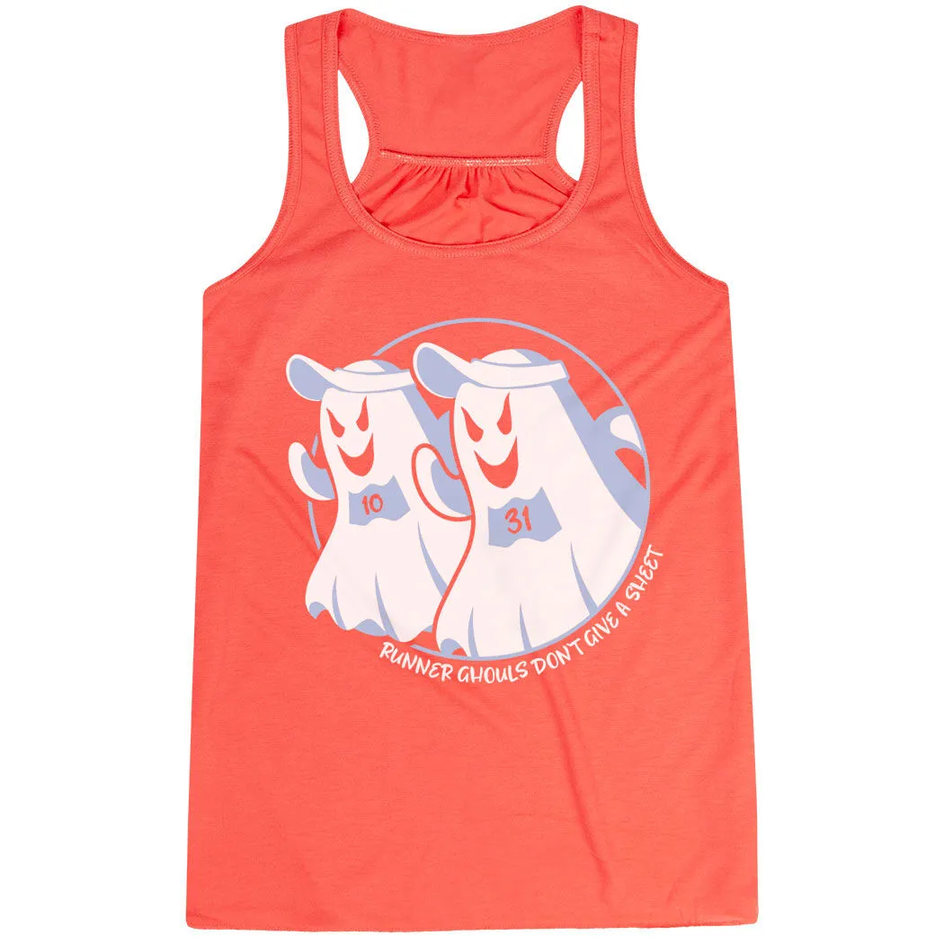 Flowy Racerback Tank Top - Runner Ghouls Don't Give A Sheet 8 Flowy Racerback Tank Top - Runner Ghouls Don't Give A Sheet - Image 6