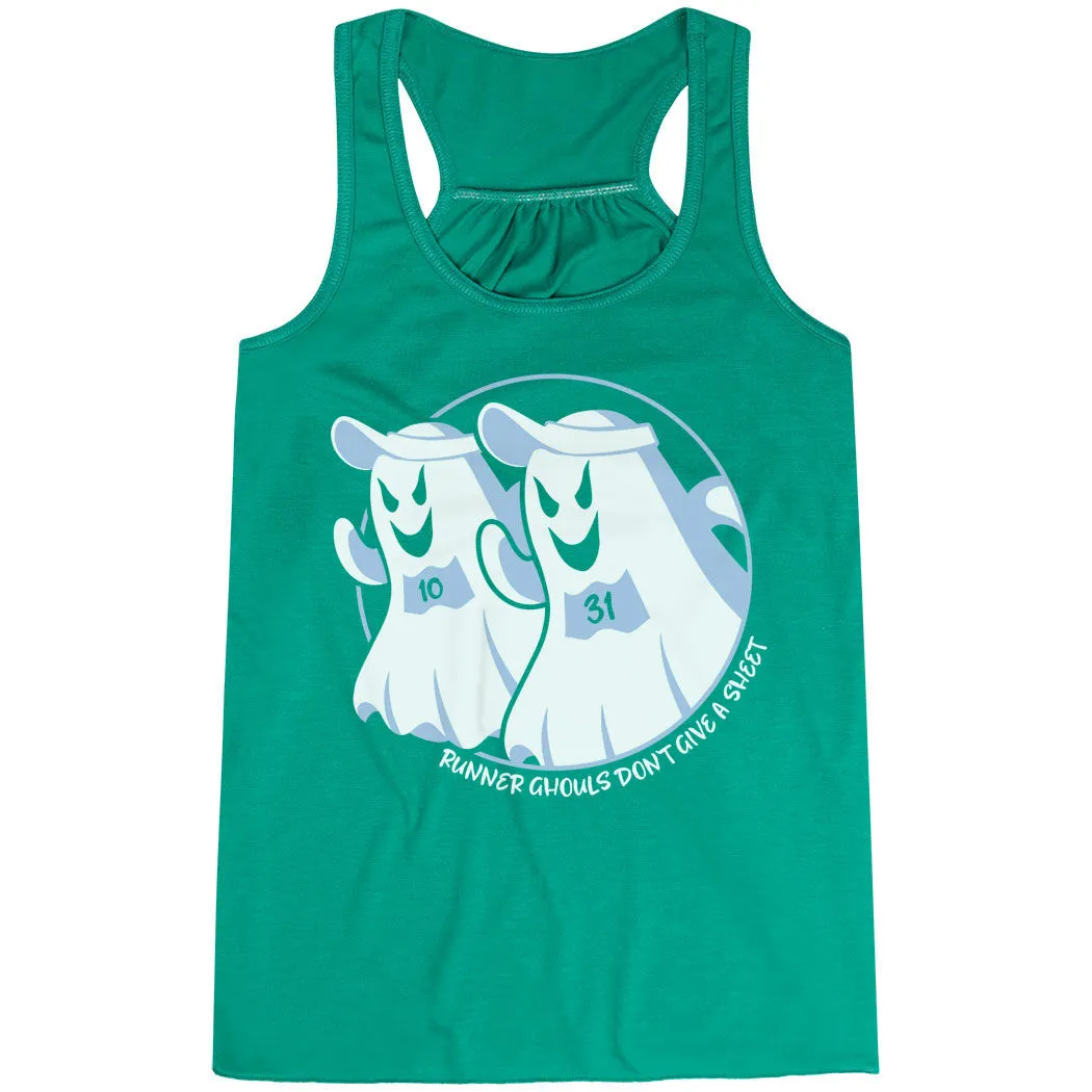 Flowy Racerback Tank Top - Runner Ghouls Don't Give A Sheet 9 Flowy Racerback Tank Top - Runner Ghouls Don't Give A Sheet - Image 7
