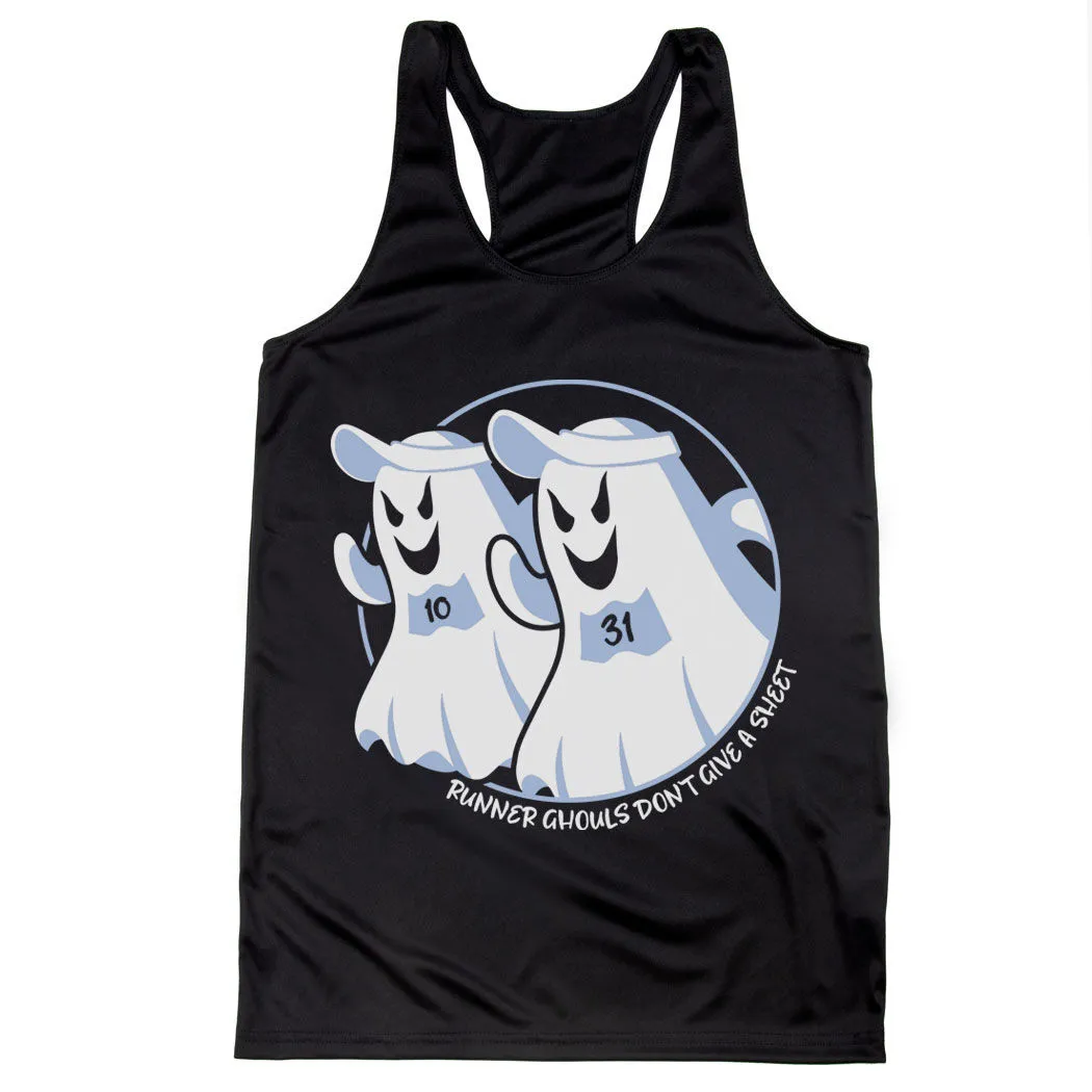 Women's Racerback Performance Tank Top - Runner Ghouls Don't Give A Sheet 7 Women's Racerback Performance Tank Top - Runner Ghouls Don't Give A Sheet - Image 5
