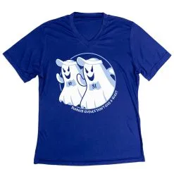 Women's Short Sleeve Tech Tee - Runner Ghouls Don't Give A Sheet -goneforarun Sales 2023 tr 46966 ROYAL MAIN