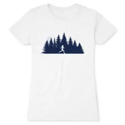 Women's Everyday Runners Tee - Moonlit Run -goneforarun Sales 2023 tr 46987 WHITE FLAT