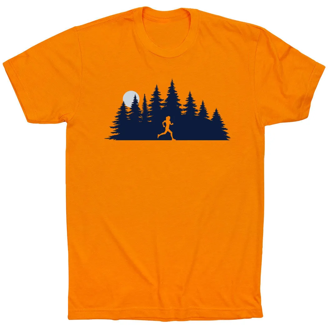 Running Short Sleeve T-Shirt - Moonlit Run 12 Running Short Sleeve T-Shirt - Moonlit Run - Image 10