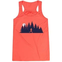 Flowy Racerback Tank Top - Moonlit Run -goneforarun Sales 2023 tr 46989 CORAL MAIN