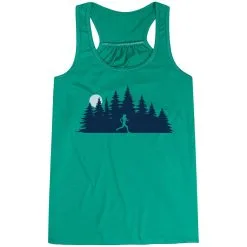 Flowy Racerback Tank Top - Moonlit Run -goneforarun Sales 2023 tr 46989 GREEN MAIN